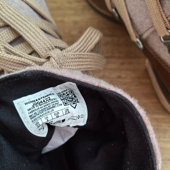 Merrell | Shiloh II Warm Leather Boots (Camel) | Women's US 10.5 - Picture 9 of 11